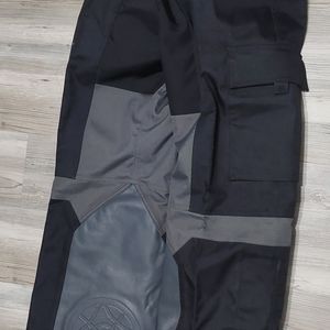 New Black Durable Nylon Motocross Riding Pants